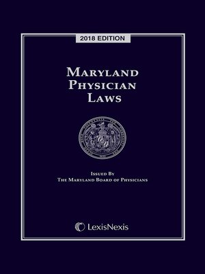 cover image of Maryland Physician Laws
